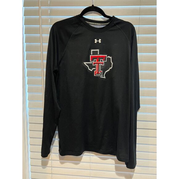 Under Armour Texas Tech Red Raiders‎ Long Sleeve Shirt - Size L - Picture 1 of 3